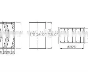 HVAC Folded Plate Type Dissipative Muffler thumbnail-1