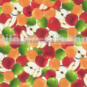 Polyester Taffeta Fruit Print Fabric for Tablecloth thumbnail-1