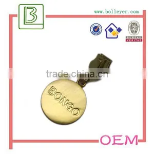 Custom Logo Bag Accessory Metal Zipper Puller for Handbag thumbnail-2