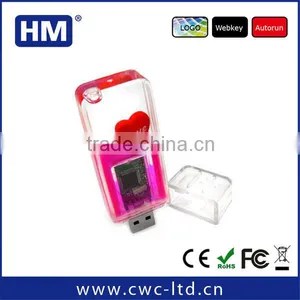 Wholesale Speical Gift Usb Flash Drive Liquid Logo Solution Usb Water Heater With Full Capacity thumbnail-1