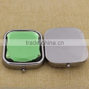 Wedding Gift Hand Mirror Square Crystal Makeup Mirror thumbnail-5