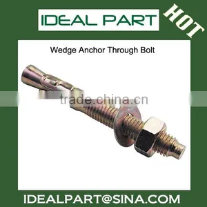 M16*220 Wedge Anchor Through Bolt thumbnail-1