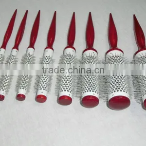 Short Hair Boar Bristle Wooden Hair Brush thumbnail-2