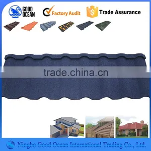 China Roof Tile Stone Coated Metal Roof Tile/Traditional Style for Roofing System/Waterproof Roof thumbnail-1