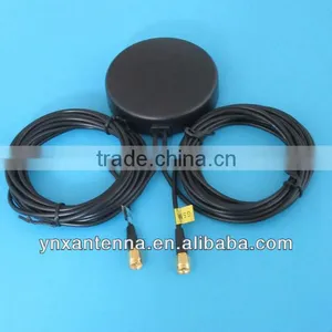 Combine Auto Gsm/gps Antenna for Car RG 174 Cable 3M Sma Connector thumbnail-1