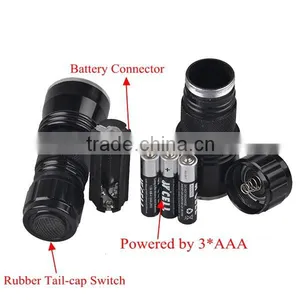 21 LED Light Source And Emergency,Tool Light Usage New Aluminum Violet Light Blacklight Torch Lamp 21 LED UV Flashlight thumbnail-3