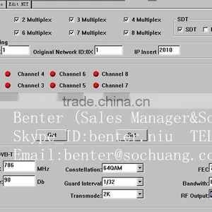MPEG-2 AV Cvbs Audio sd DVB-T Modulator(8AV In,DVB-T Out) thumbnail-6