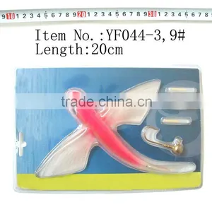 9+years Wholesaler&OEM Manufacturer ,Beijing Hirun Provide Vivid Swim Action Fishing Lures,beautifully Colored Soft Lure YF044-3 thumbnail-1