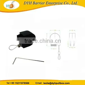China Factory Plastic Retractable Anti-theft Pull Box With Steel Cable,Anti-Theft Pull Box With Loop End thumbnail-2