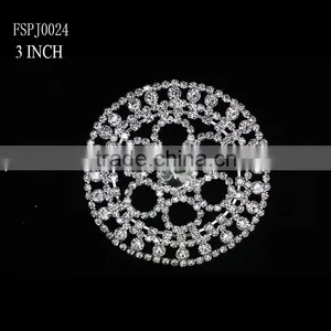 2015 Wholesale Round Rhinestone Applique for Garment Decoration thumbnail-1