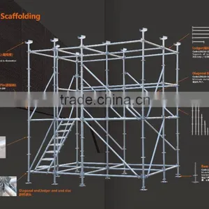 Best Price Steel Cuplock Scaffolding for Building Construction / Concrete Formwork Scaffold thumbnail-1