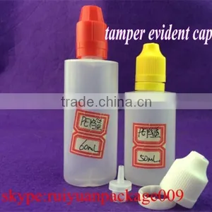 60ml Tamper Evident Plastic e Liquid Bottles in Stock thumbnail-1
