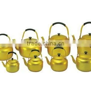 1L - 10L Aluminum Yellow Kettle With Inserted Spout thumbnail-1