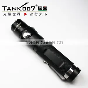 TANK007 Usb Rechargeable Flashlight Police Torch Light Led Torch Lamp thumbnail-1