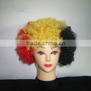 Best Selling Products Football Fans Wig Synthetic Hair Wig thumbnail-3
