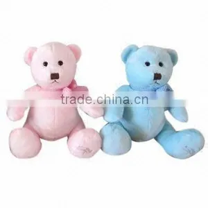 JM003 Stuffed Teddy Bear in Pink and Blue Color thumbnail-1