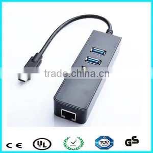 AX88179 USB3.1 Gigabit Rj45 Converter Type c Usb Ethernet Adapter for Macbook thumbnail-6