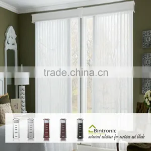 Bintronic Taiwan Remote Control Operated Motorized Vertical Blinds Types Of Motorized Curtain Motor thumbnail-4