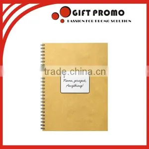 Custom Design Kraft Paper Notebook thumbnail-1