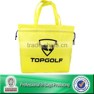 Lead-free Shell Cinch Tote Non Woven Sport Drawstring Bag thumbnail-6