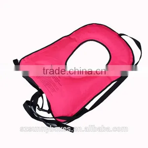 Eco-friendly Polyester Swimming Buoyancy Jacket Air Inflatable Donut Vest thumbnail-5