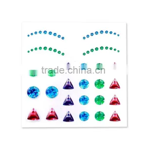 Indian Forehead Bindi Sticker Bollywood Bindi Sticker Self Adhesive Body Tattoo Gift For Women Quality Choice thumbnail-2