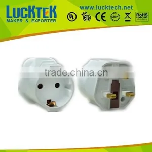 British UK to SCHUKO German Euro Travel Adapter thumbnail-1