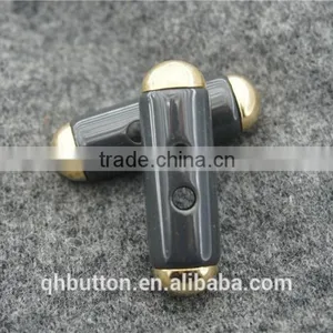 Chinese Wenzhou Button Factory Direct Resion Plus Metal 2-holes Toggle Button for Clothing thumbnail-2