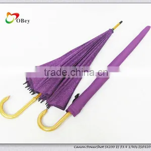 Dark Purple Hand Open Straight Umbrella thumbnail-1