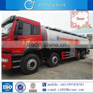 FAW Oil Tank Truck Gasoline Transportation Truck for Sale 8*4 thumbnail-1