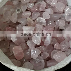 Bulk of Natural Rock Rose Crystal Macadam Stones thumbnail-1
