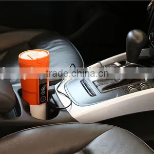 Temperature-controlled Stainless Steel Usb Car Heating Cup Mug Cup Business Gifts thumbnail-2