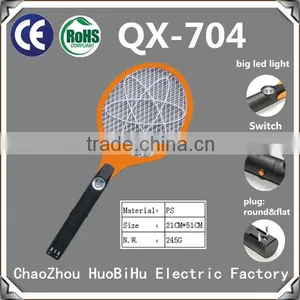 QX704-1 Rechargeable Electric Mosquito Bat Mosquito Killer Mosquito Swatter With Round or Flat Plug thumbnail-3