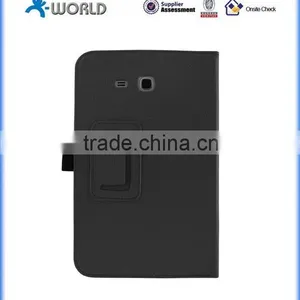 Classic Litchi Pattern Slim Exactly Fit Folio Leather Case for Samsung Galaxy Tab A 7.0 thumbnail-2