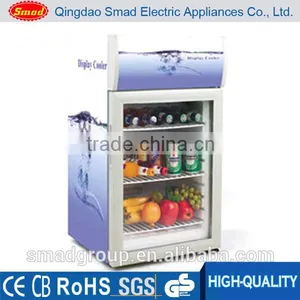 Glass Door Countertop Refrigerator Cooler With LED Lighting thumbnail-1