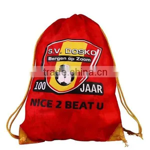 Promotional Nylon Polyester Drawstring Bag thumbnail-5
