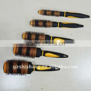 Professional Hairdresser Vent Round Ceramic Hair Brush Set thumbnail-1