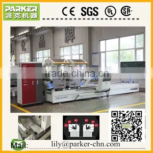 PVC Profile CNC Control Double Mitre Cutting Saw/aluminium Profile Double Head Cutting Machine thumbnail-3