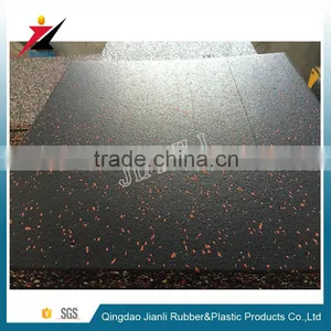 High Density Cheap Rubber GYM Floor Mat, Elastic Anti Slip Rubber Mat thumbnail-1
