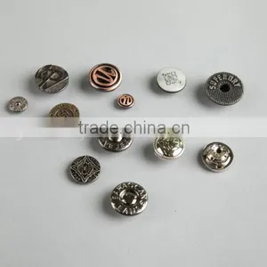 High Quality Fashion Zinc Alloy Jeans Metal Button thumbnail-3