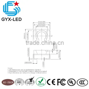 Epistar Led Top Quality Blue Color 3528 SMD LED Specifications thumbnail-2