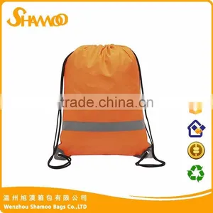 Customized Polyester Drawstring Bag Backpack/ Gym Bag thumbnail-1