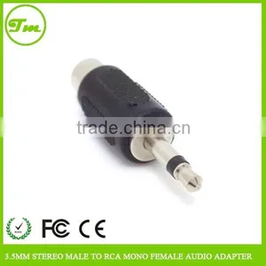3.5MM STEREO MALE TO RCA MONO FEMALE AUDIO ADAPTER thumbnail-1