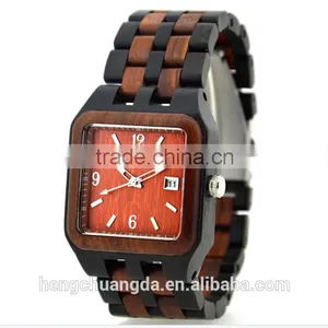 New Arrivals Wooden Wristwatch Cusotm Logo Mens Watch thumbnail-5