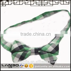 100% Silk Knitted Wholesale Large Self Bow Tie Adjuster thumbnail-1
