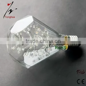 Diamond Shape Led Firework Bulb D95 E27 Base Decorative Light Bulb thumbnail-1