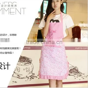 Women Kitchen Bib Apron Cute Cooking Apron / Kitchen Woman Cotton Apron thumbnail-4