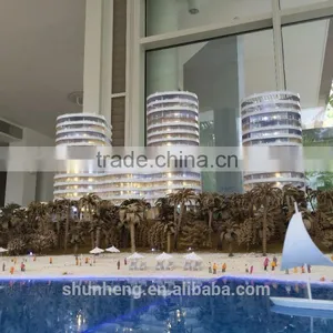 1/80 Scale Sanya Resort Building Model With Perfect Landscape Layout thumbnail-5