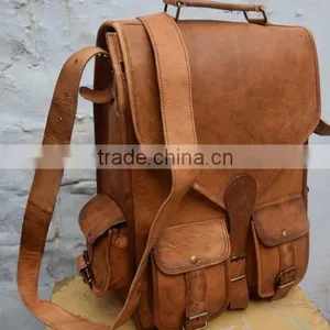 Wholesale Genuine Leather Back Pack/vintage Style Back Pack thumbnail-6