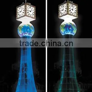 LED Lighting Tower Clock thumbnail-1